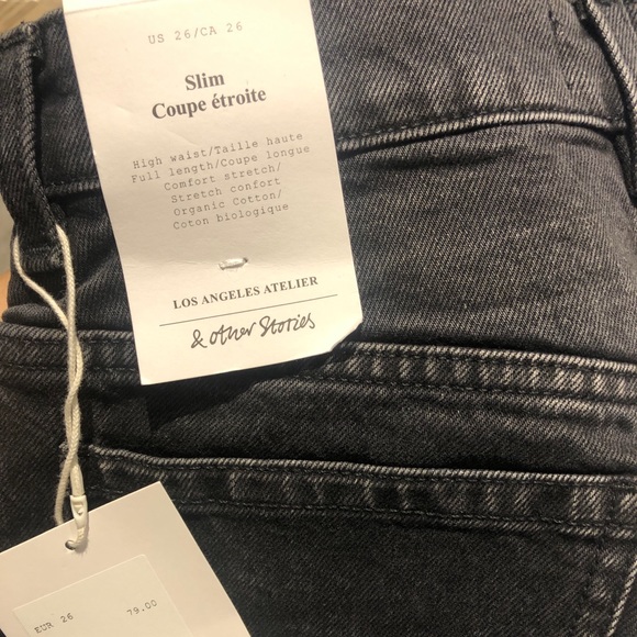 NWT & Other Stories Slim High Waist Jeans - Picture 3 of 3